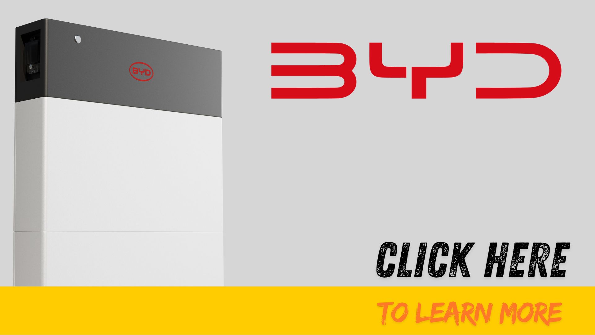 BYD MAin menu header with picture of battery system on it.