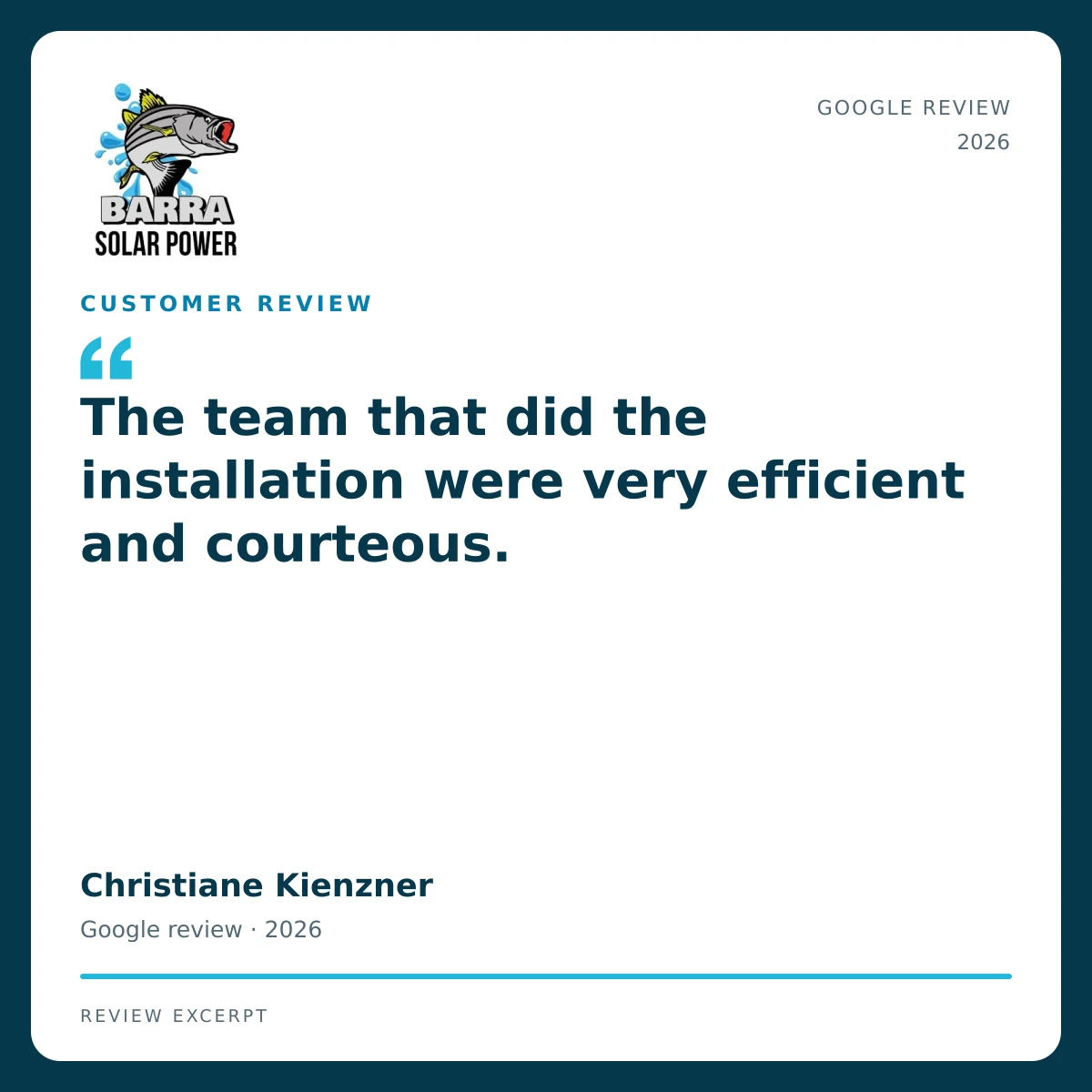 Townsville Solar Battery and Off-Grid | Barra Solar Power Townsville 03 barra review christiane kienzner