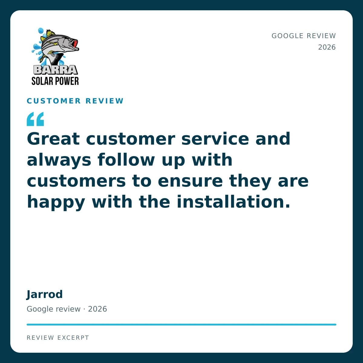 Townsville Solar Battery and Off-Grid | Barra Solar Power Townsville 12 barra review jarrod