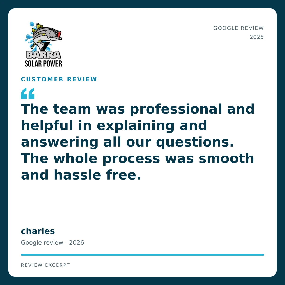Townsville Solar Battery and Off-Grid | Barra Solar Power Townsville 16 barra review charles